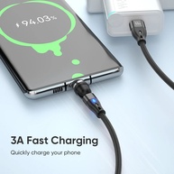 Cabo USB-C 60W Magnético: Carregue Rápido e Organize! - imagem 4