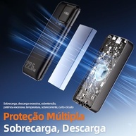Power Bank 20000mAh com Cabo Integrado: Carga Rápida e Portátil para iOS/Android - imagem 5
