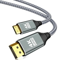 Cabo Mini HDMI para DisplayPort 4K @60Hz - Conexão Unidirecional de Alta Performance (1,5m) - imagem 2