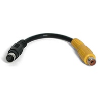 StarTech.com Cabo Adaptador S-Video para Vídeo Composto 15cm - Conexão RCA 4 Pinos Preta (SVID2COMP) - imagem 2