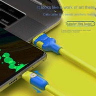 Cabo USB-C 6A: Carregamento Turbo e Silicone Premium - imagem 4