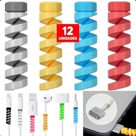 Kit 12 Protetores de Cabo: Proteção Essencial para Seus Carregadores - imagem 3