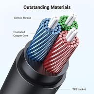 QCYDOBRASIL Cabo Extensor de Áudio 3.5mm: Som Amplificado com Qualidade e Durabilidade - imagem 4
