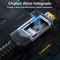 Cabo Mini DisplayPort para HDMI Premium 3m - Conexão 1080P de Alta Qualidade - imagem 3