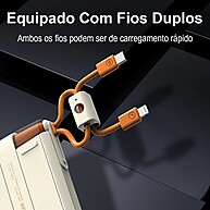 Power Bank 10000mAh H'maston: Carga Rápida + Cabo! - imagem 2