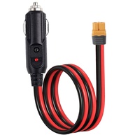Cabo Adaptador XT60 para Isqueiro de Carro 12V 12AWG com Fusível e LED - Conexão Rápida e Segura - imagem 1