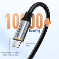 Cabo USB-C 10Gbps: Carregue e Transfira Dados Rápido! - imagem 4