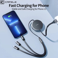 Cabo USB 3x1 CAFELE 27W: Carregue Rápido! - imagem 4