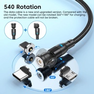 Cabo Magnético USB-C: Carregue Fácil e Rápido! - imagem 4
