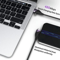 Cabo USB-C 65W: Carregamento Turbo e Dados Rápidos - imagem 4