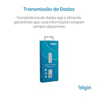 Cabo USB Tipo C Elgin 1 Metro Branco: Recarga Rápida e Sincronização Segura - imagem 5