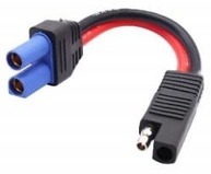Adaptador Cabo SAE para EC5 Fêmea: Conexão Rápida e Segura para Baterias Automotivas e Painéis Solares (15cm, 12AWG) - imagem 5