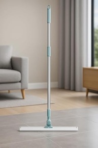 Rodo Articulado 180° com Silicone Premium e Cabo Inox - Desmontável e Antirrisco para Banheiro e Vidros - imagem 2