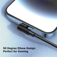 Cabo USB-C 90°: Carga Rápida e Sem Stress! - imagem 4
