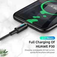 Cabo USB-C 3A com LED: Carregamento Turbo! - imagem 4