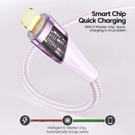 Cabo USB-C Lightning 20W Essager: Carregamento Turbo! - imagem 4