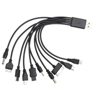 Cabo USB 10 em 1: Carregue Todos Seus Dispositivos! - imagem 1