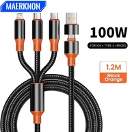 Cabo USB 3x1: Carregue Rápido e Transfira Dados! - imagem 1