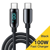 Cabo USB-C 100W: Carregamento Turbo + Display Digital - imagem 1