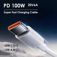 Cabo USB-C 100W: Carregamento Turbo para Huawei, Xiaomi e Mais! - imagem 1