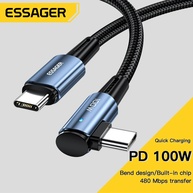 Cabo USB-C 100W Essager: Carregamento Turbo e Jogo! - imagem 1