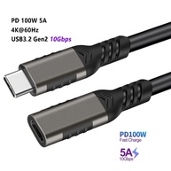 Cabo USB-C 100W: Extensor de Potência e Dados - imagem 1