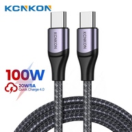 Cabo USB-C 100W KCNKON: Carregamento Turbo e Dados! - imagem 1