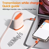 Cabo USB-C 100W Retrátil: Carregue Rápido! - imagem 4