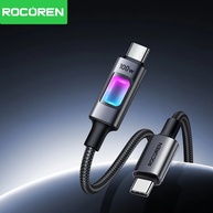 Cabo USB-C 100W Rocoren: Carregamento Turbo e Dados! - imagem 1