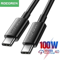 Cabo USB-C 100W Rocoren: Carregamento Turbo! - imagem 1