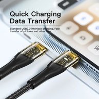 Cabo USB-C 100W Essager: Carregamento Turbo! - imagem 4