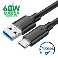 Cabo USB-C 10Gbps: Transferência Rápida e Carga Turbo! - imagem 1