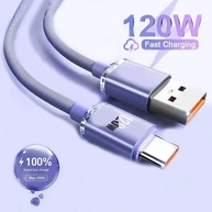 Cabo USB-C 120W 6A: Carregamento Turbo! - imagem 1