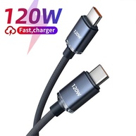 Cabo USB-C 120W 7A: Carga e Dados na Velocidade da Luz! - imagem 1