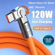 Cabo USB-C 120W: Carregamento Turbo e Jogo Sem Limites - imagem 1
