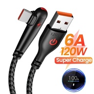 Cabo USB-C 120W com L: Carregamento Turbo! - imagem 1