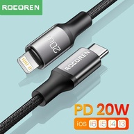 Cabo USB-C 20W Rocoren: Carregamento Turbo para iPhone - imagem 1