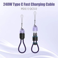 Cabo USB-C 240W: Carregamento Turbo + Dados! - imagem 1