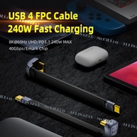 Cabo USB-C 240W: Carregamento Turbo e Dados a 40Gbps - imagem 1