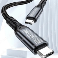 Cabo USB-C 240W: Carregue e Transfira Dados a 80Gbps! - imagem 1