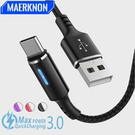Cabo USB-C 3A com LED: Carregamento Turbo! - imagem 1