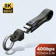 Cabo USB-C 40Gbps: Power Delivery 240W e 8K@60Hz - imagem 1