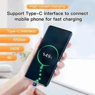 Cabo USB-C 40Gbps: Potência e Velocidade! - imagem 4