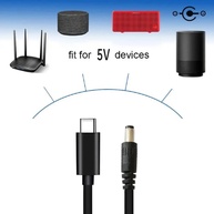 Cabo USB-C 5.5x2.1mm: Carregue Seus Dispositivos! - imagem 4
