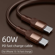 Cabo USB-C 60W: Carregamento Turbo e Dados! - imagem 1