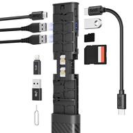 Cabo USB-C 9 em 1 BUDI: Carregue e Transfira Dados! - imagem 1