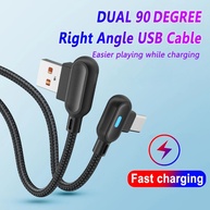 Cabo USB-C 90°: Carregamento Rápido e LED! - imagem 1