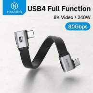 Cabo USB-C 90°: Carregamento Rápido e Sem Enrolar! - imagem 1