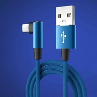Cabo USB-C Gamer: Carregamento Rápido 90° - imagem 1
