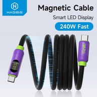 Cabo USB-C Hagibis 240W: Carregamento Turbo + LED! - imagem 1